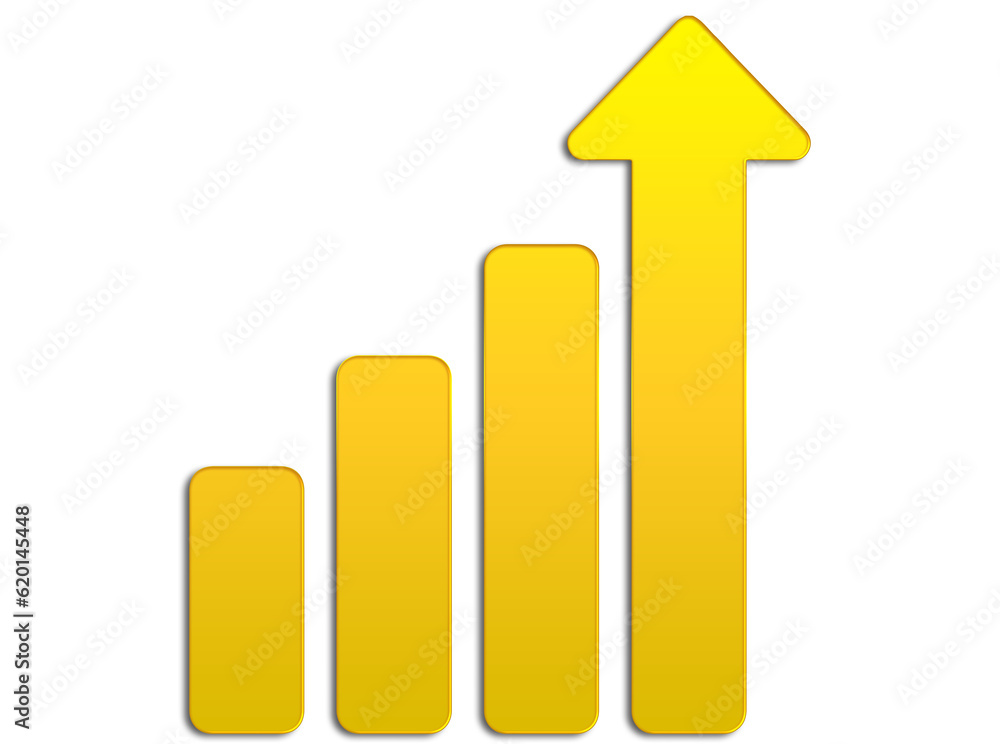 Business growth on transparent background Business growth on transparent background
