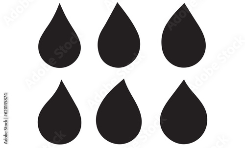 drop of water on transparent background