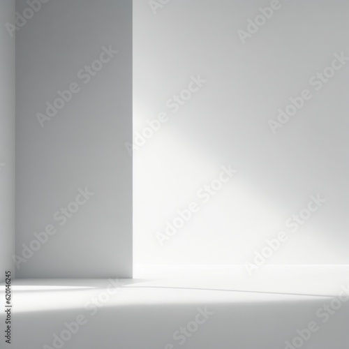 Soft shadow on white background