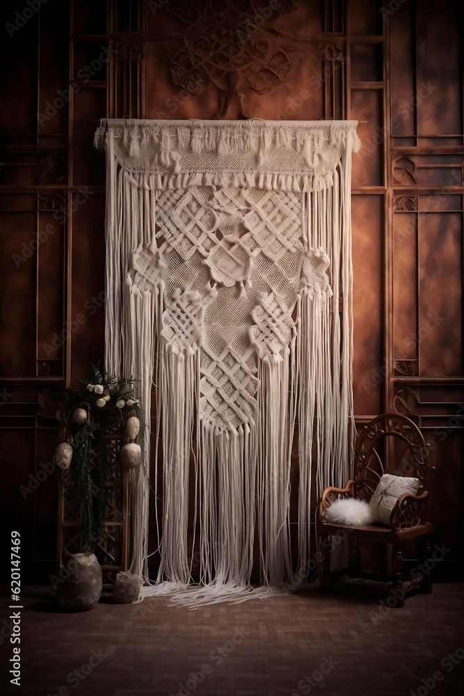 Boho Style Room Digital Backdrop. Boho Indoor Digital Backdrop ...
