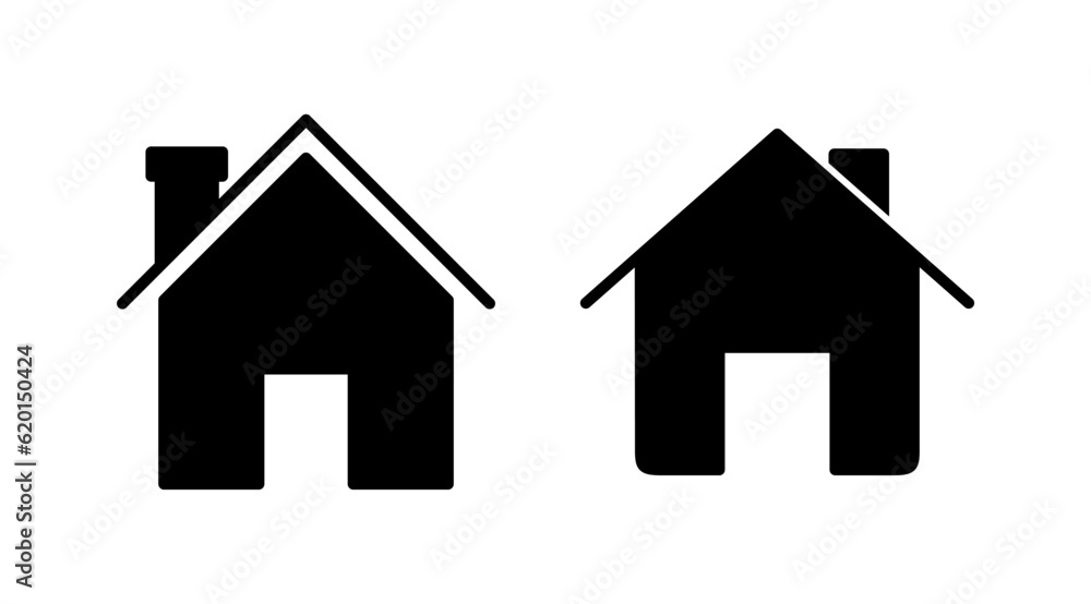 Home icon vector. House vector icon Home icon vector. House vector icon