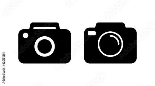 Camera Icon in trendy flat style isolated. Camera symbol web site design