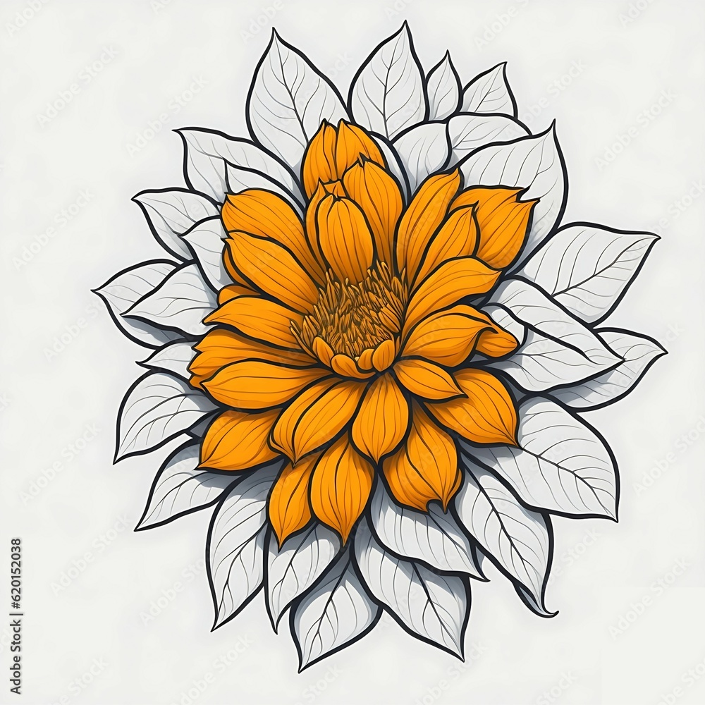 an orange star flower (pattern, used as a model)
created with Generative AI technology an orange star flower (pattern, used as a model)
created with Generative AI technology