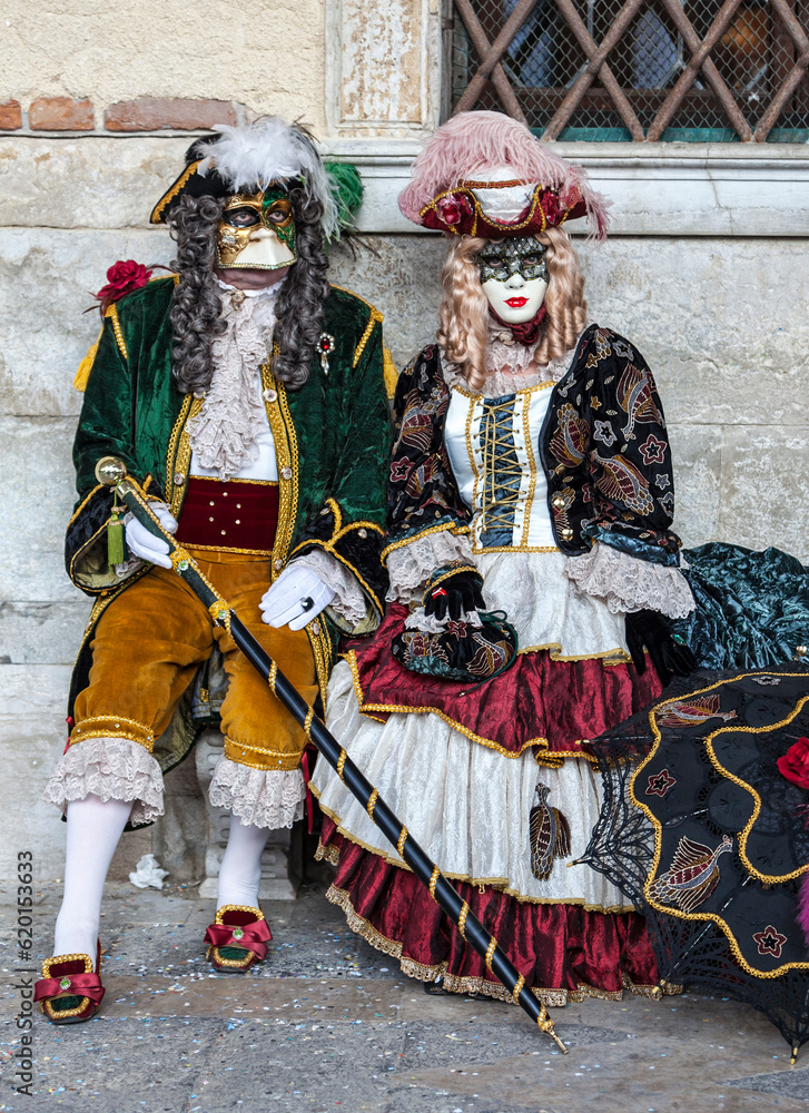 Venetian Couple, Venice Carnival