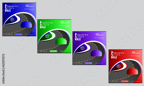 Vector design templates.  Easy to change photos, fonts, shape, color background.   All text is fully editable. AI & ESP Templates.
 CMYK Color profile. RGB Color profile. Flexible, customizable & pope