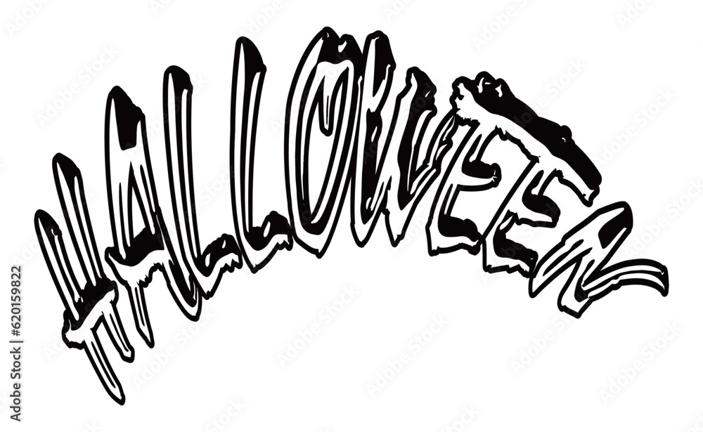 HALLOWEENの文字の素材 HALLOWEENの文字の素材