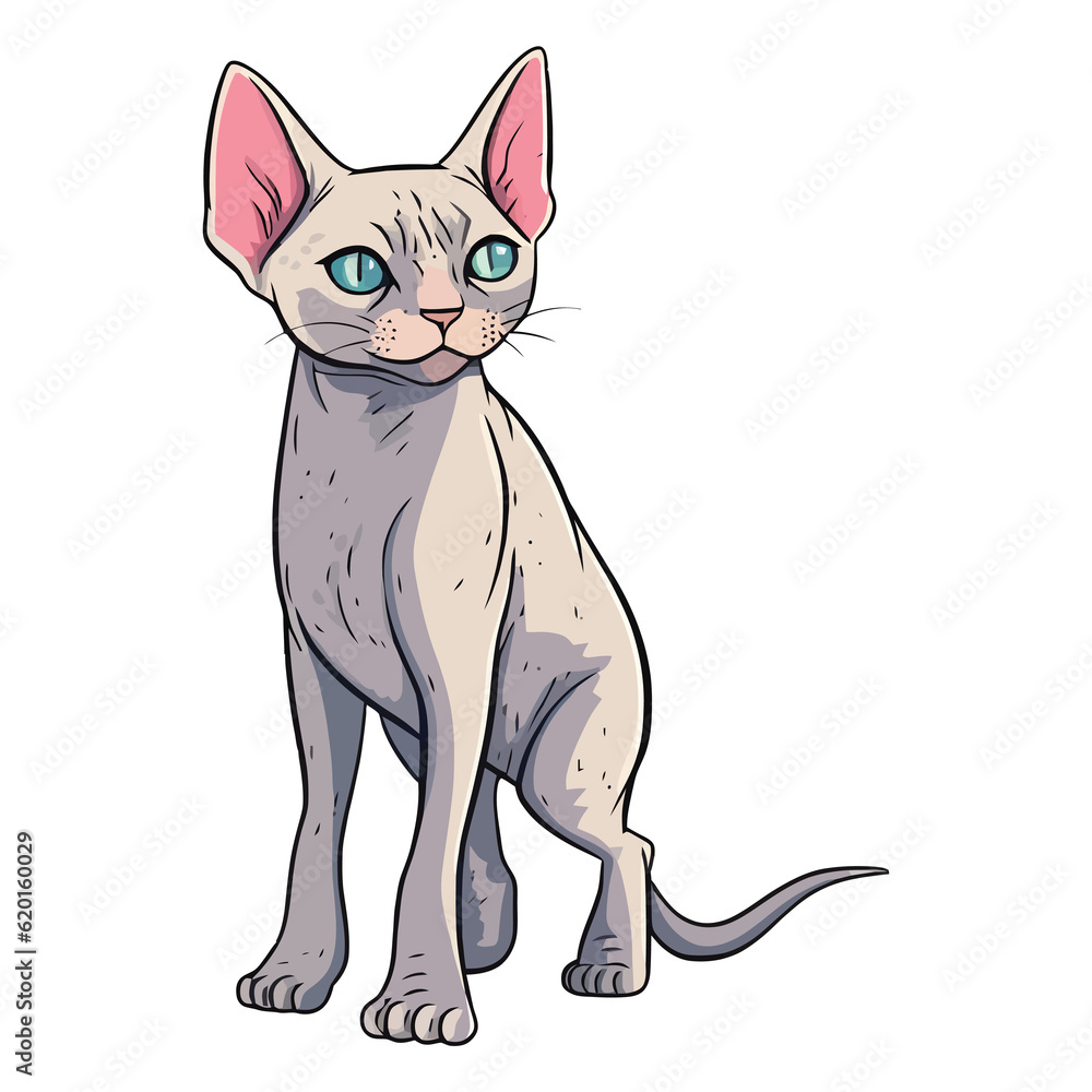 Hypoallergenic Companion: Cat Donskoy Don Sphynx