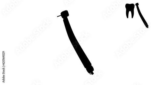 Dental Handpiece silhouette
