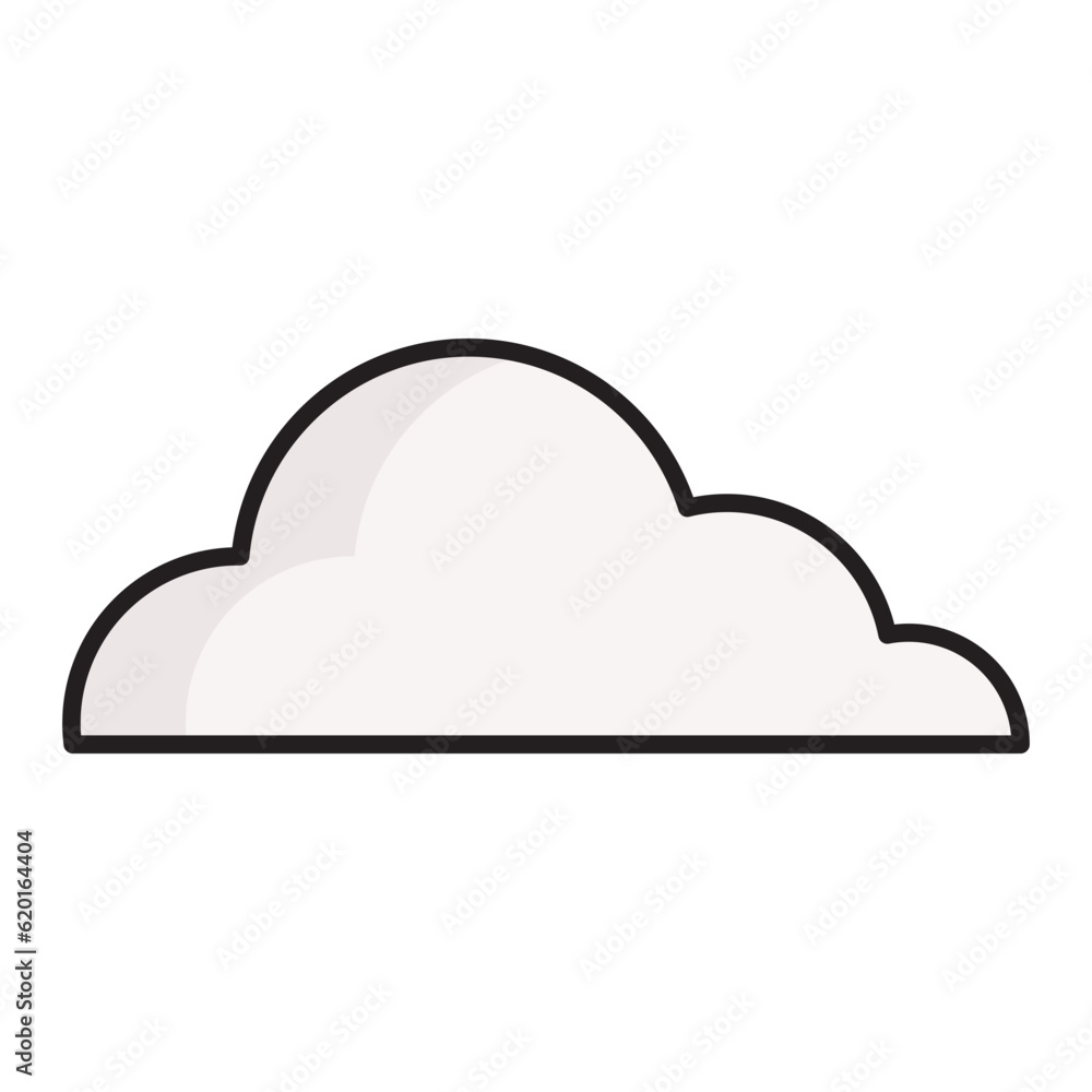Cloud Simple Illustration Cloud Simple Illustration