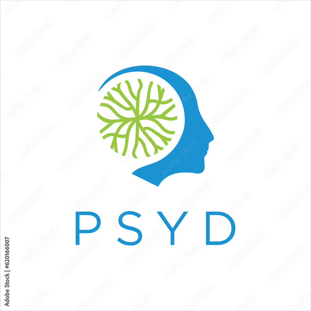 Obraz premium Neuro logo icon design template flat vector