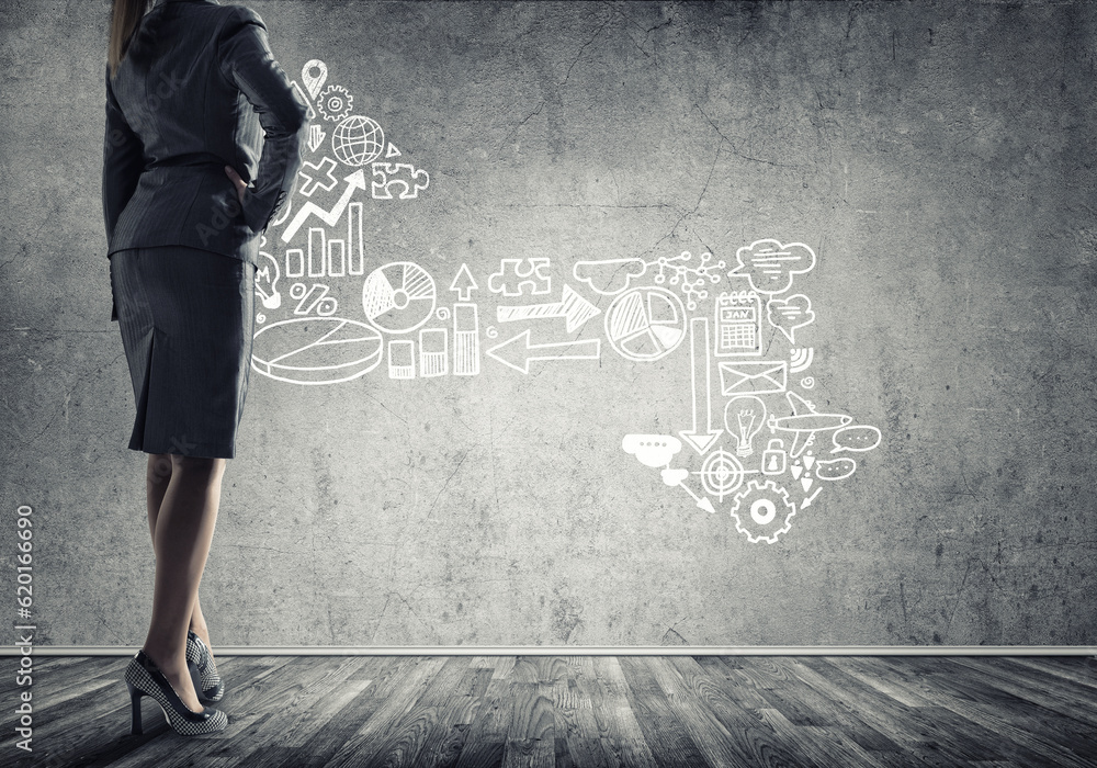 Business growth and progress concept Business growth and progress concept