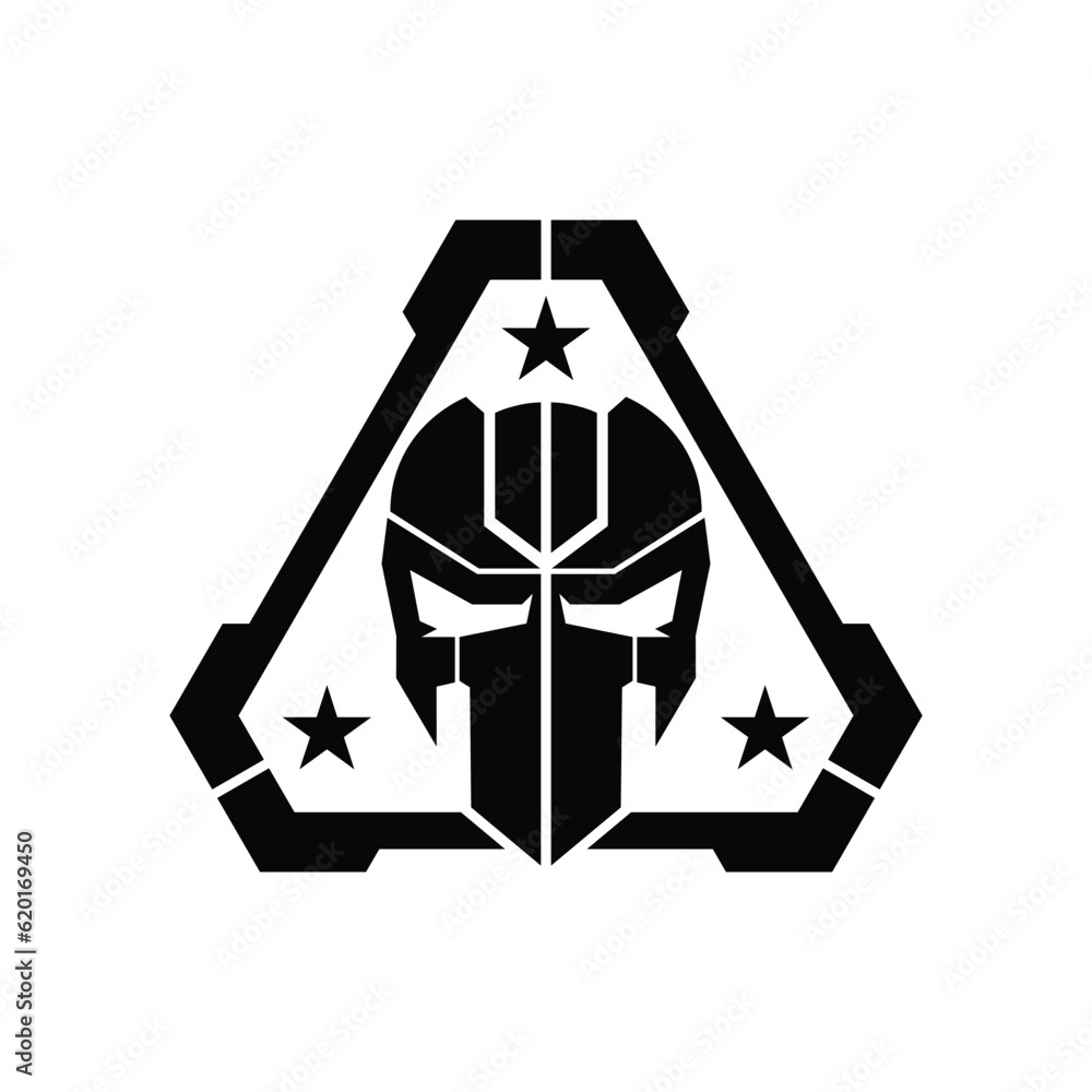 Skull Logo Icon. tactical mask skull logo design