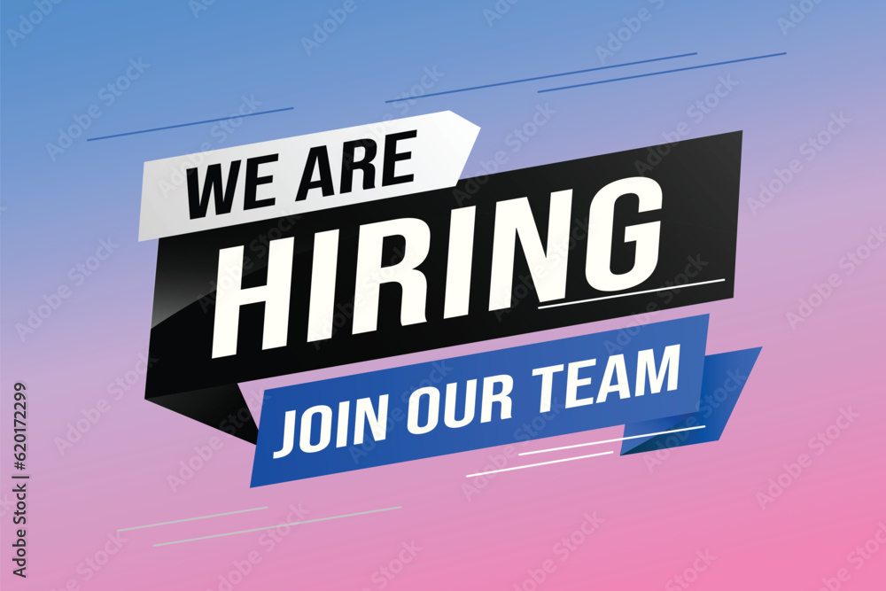 hiring recruitment Join now design for banner poster We are hiring lettering with geometric shapes lines. Vector illustration typographic. Open vacancy design template modern concept hiring recruitment Join now design for banner poster We are hiring lettering with geometric shapes lines. Vector illustration typographic. Open vacancy design template modern concept