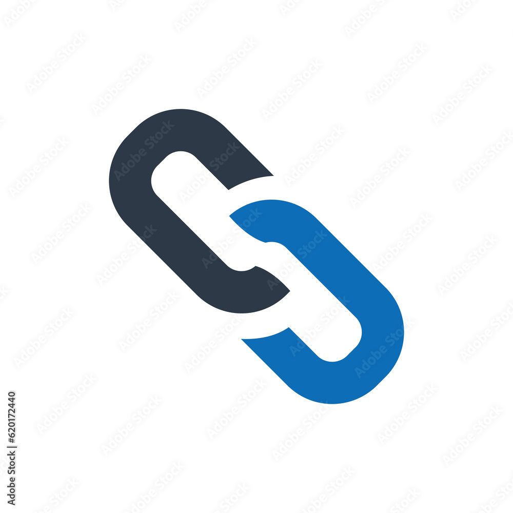 Link Building Flat Blue Icon Isolate On White Background Vector Illustration | Seo Icons Link Building Flat Blue Icon Isolate On White Background Vector Illustration | Seo Icons
