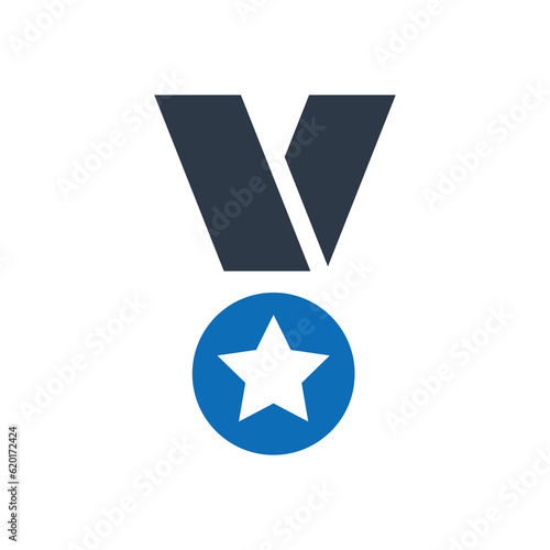 Keywords Ranking Flat Blue Icon Isolate On White Background Vector Illustration | Seo Icons