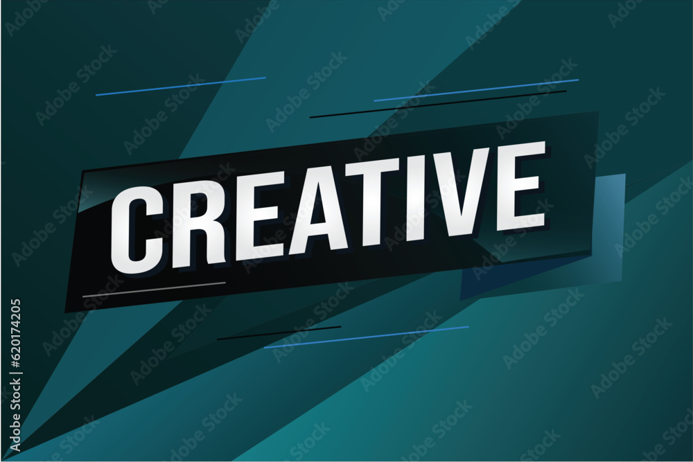 creative word concept vector illustration with lines 3d style for social media landing page, template, ui, web, mobile app, poster, banner, flyer, background, gift card, coupon, label, wallpaper	