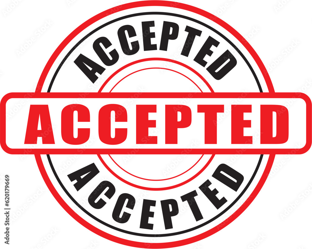 Accepted Stamp Seal Impression Graphics Accepted Stamp Seal Impression Graphics