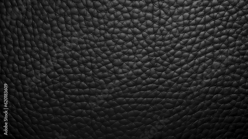 Black leather background. Generative ai design.