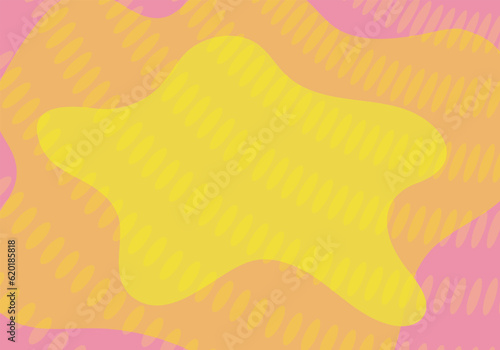 Star bright summer background. Colorful abstract shapes textured vector illustration with copy space