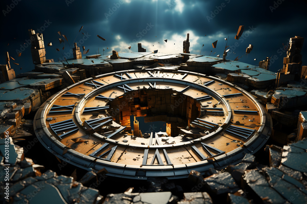 Obraz premium time and watch