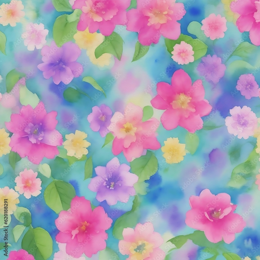 Fototapeta premium pink flowers background