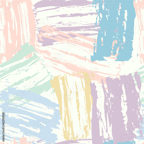 Seamless abstract background with spots of colored paint. Template for textures, textiles, wallpapers, screensavers, covers and creative ideas