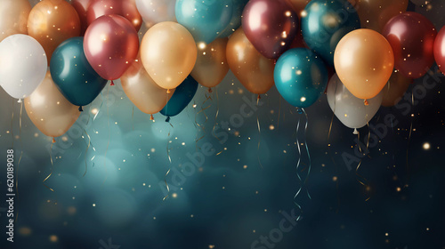 Wallpaper Mural Customizable Party Banner with Space for Text - Generative AI Torontodigital.ca