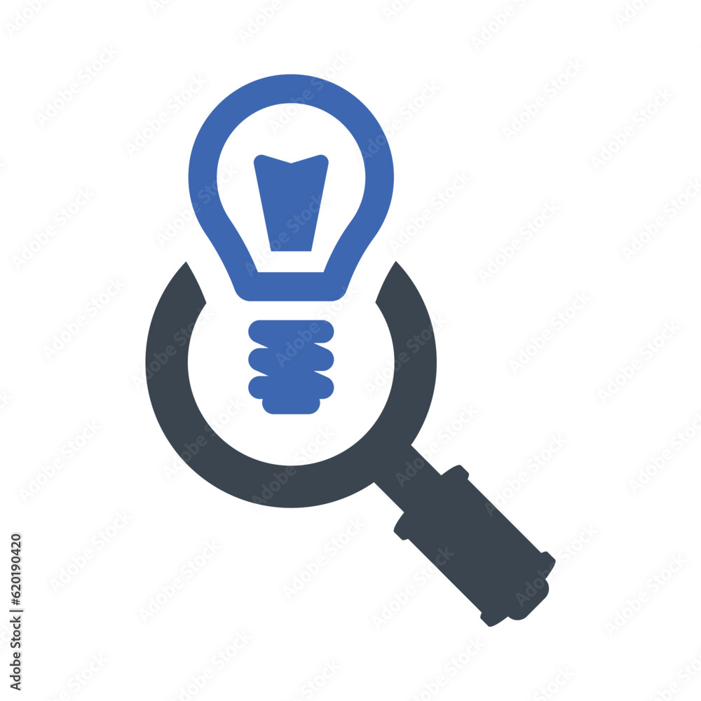 Search idea icon Search idea icon