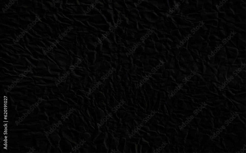 Blank poster texture, crumpled, black design. Clean black paper, wrinkled, abstract background. Blank poster texture, crumpled, black design. Clean black paper, wrinkled, abstract background.