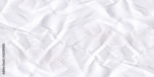 White Texture Background. Crumpled paper. Blank poster texture, crumpled, creased