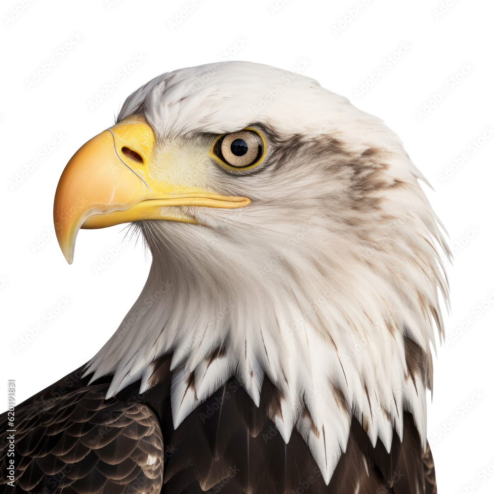 a american bald eagle isolated on transparent background cutout a american bald eagle isolated on transparent background cutout