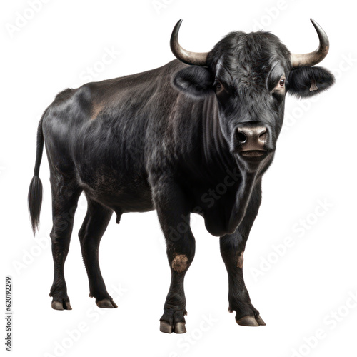 cow isolated on transparent background cutout