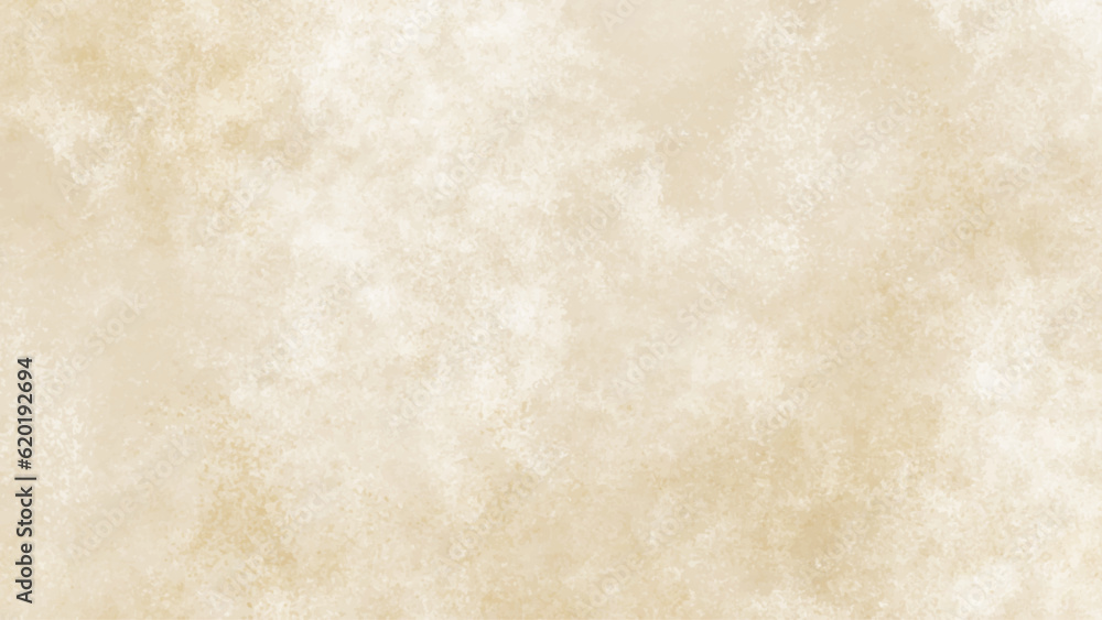 Concrete texture background in cream color. Beautiful brown or cream grunge design. Vector