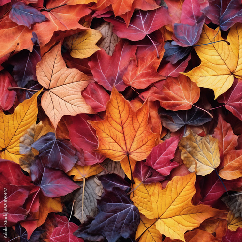 Autumn leaves lying on the floor © Guido Amrein