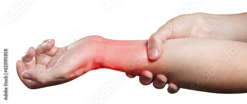 Canvas Print Wrist pain cut out