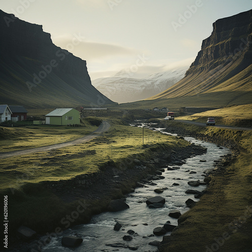 landscape in the himalayas