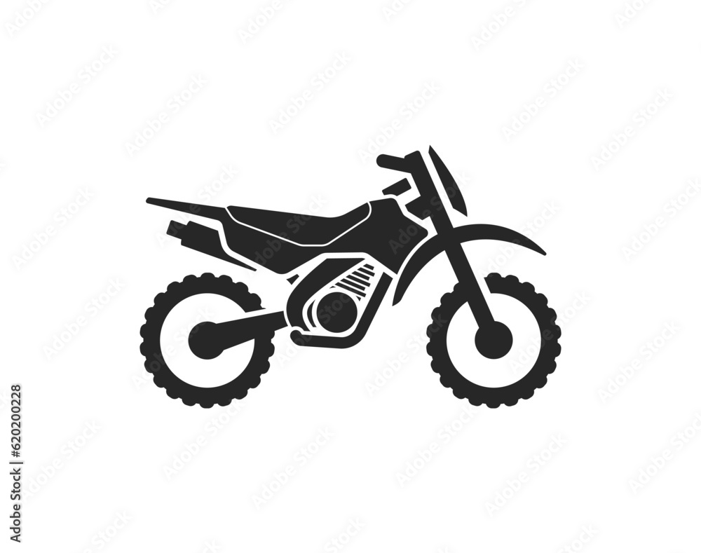 simple motocross dirtbike silhouette icon simple motocross dirtbike silhouette icon