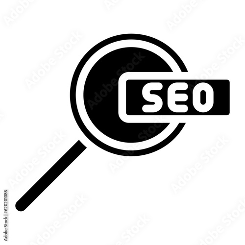 magnifying glass and seo 