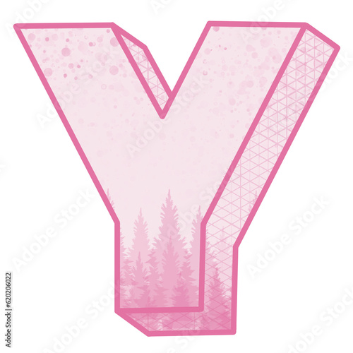 pink forest font.