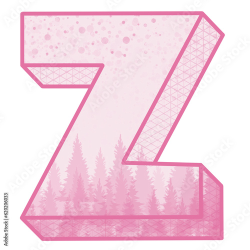 pink forest font.