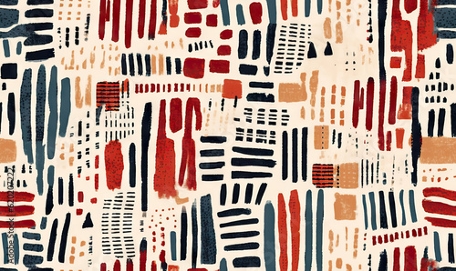 Ethnic seamless pattern. Creative colorful carpet wallpaper. For banner, postcard, book illustration.