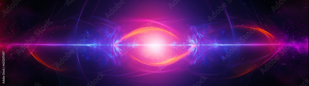 Banner with space background. Copy space. New modern design. Generative AI Banner with space background. Copy space. New modern design. Generative AI