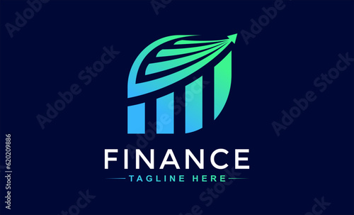 Foto finance logo icon, business and finance logo, finance design, trading and distribution logo, accounting and financial logo, Financial Advisors  Design Template Vector Icon, Finance  Template