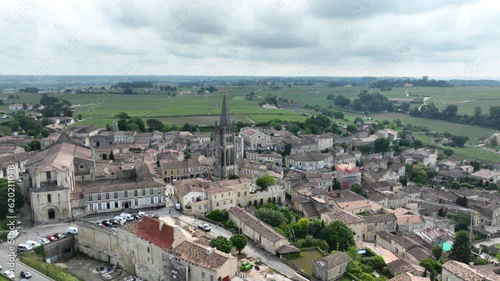 Saint emilion vineyard village near Bordeaux. Saint emilion vineyard village near Bordeaux.