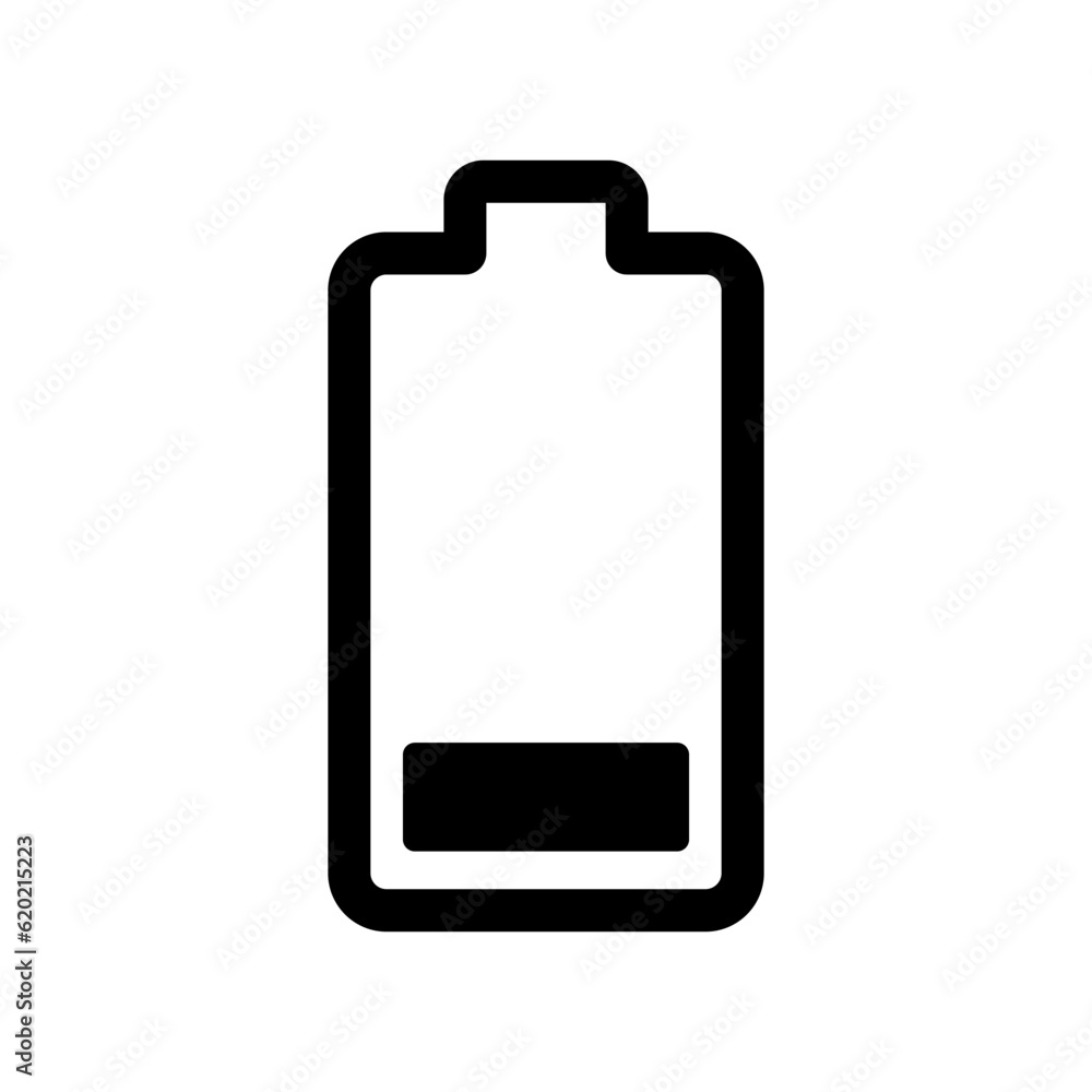 Battery icon vector on trendy design Battery icon vector on trendy design