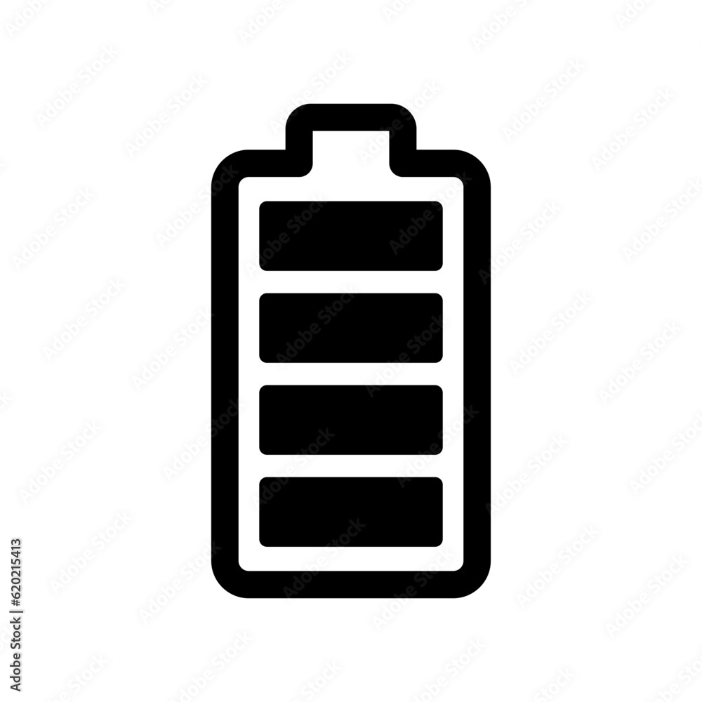 Battery icon vector on trendy design Battery icon vector on trendy design