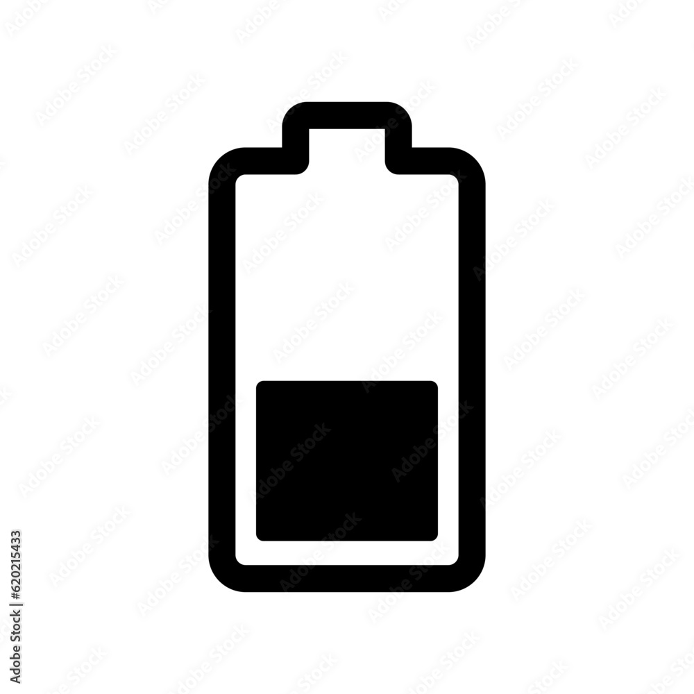 Battery icon vector on trendy design Battery icon vector on trendy design