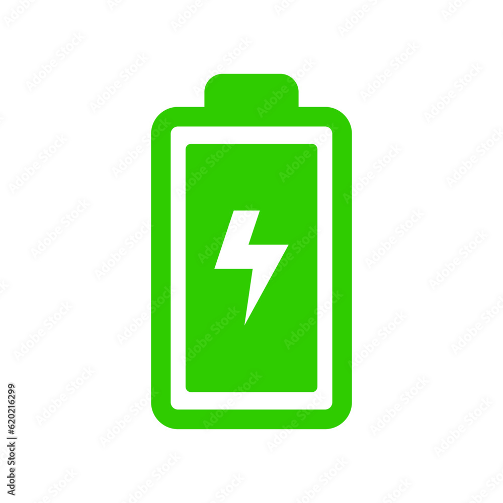 Battery icon vector on trendy design Battery icon vector on trendy design