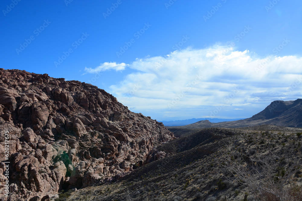 View from Red Rock Canyon in Southern Nevada