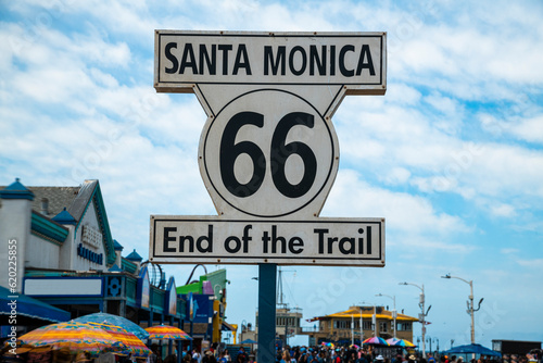 Santa Monica 66 sign photo